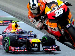 Grand prix F1 et Moto &agrave; Barcelone